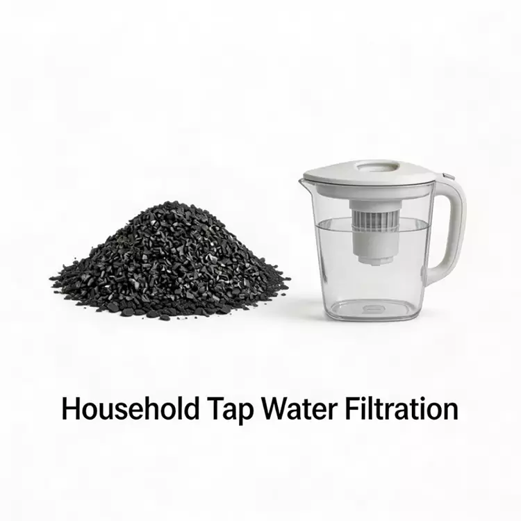 Lọc nước máy Than hoạt tính gáo dừa